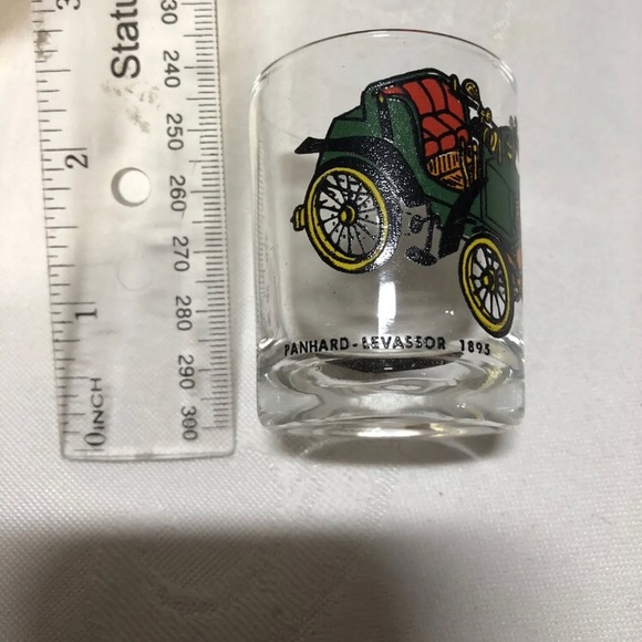 Vintage VMC Reims France Automotive Shot Glasses Cars Dietrich Renault Orig Box - Picture 7 of 10